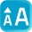 Set Text Size X-Large